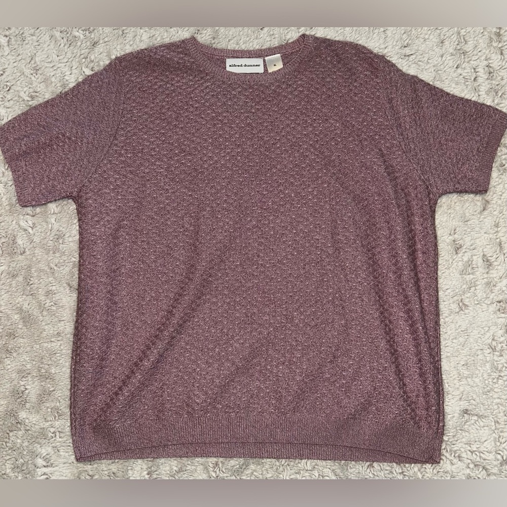 Alfred Dunner Women's Knit Short Sleeve Top